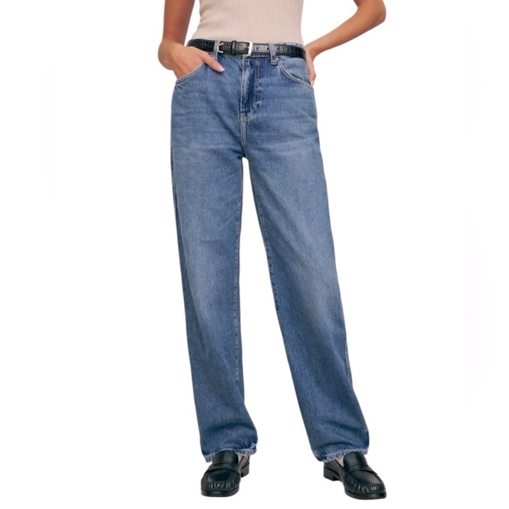 Reformation Val’s 90’s Mid Rise Straight Jean in Zadar